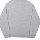 ADIDAS Mens Grey Hoodie S Cotton Blend Pullover Casual