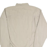 BUGLE BOY Mens Beige Casual Shirt XL Cotton Blend Button Front Pockets