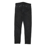 LEVI'S 512 Mens Jeans Black Slim Skinny Denim W29 L27 Zip Cotton Blend