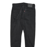 LEVI'S 512 Mens Jeans Black Slim Skinny Denim W29 L27 Zip Cotton Blend