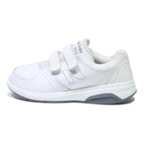 NEW BALANCE 813 Mens White Leather Strap Trainers UK 7.5 Comfortable Casual