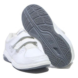 NEW BALANCE 813 Mens White Leather Strap Trainers UK 7.5 Comfortable Casual