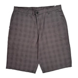 Dickies Checked Chino Shorts - 36W 12L Gray Cotton Blend