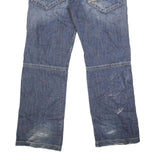 CELIO Mens Relaxed Blue Denim Jeans W36 L34 Casual Cotton Blend Zip Pockets