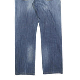 GUESS Mens Regular Fit Straight Leg Denim Blue Button W30 L30 Classic Jeans