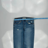 Levis Skinny Jeans - 30W UK 10 Blue Cotton