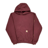 Carhartt Hoodie - Medium Burgundy Cotton