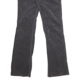 CARHARTT Mens Cotton Blend Black Regular Straight Trousers W28 L31 Durable