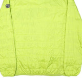 PUMA Mens Yellow Lightweight Jacket L Polyester Blend Plain Zip Athletic