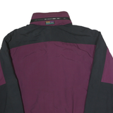 PACIFIC Mens Purple & Black Zip Polyester Jacket L Casual Outdoor Wear