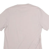 CONVERSE Mens Beige Graphic T-Shirt L Short Sleeve Crew Neck Cotton Casual