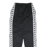 LOTTO Mens Joggers Black & White M W28 L29 Sport Logo Track Pants Athletic