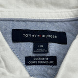 Tommy Hilfiger Short Sleeve Shirt - Large White Cotton