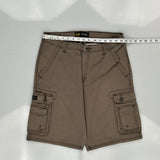 Lee Cargo Shorts - 32W 11L Brown Cotton