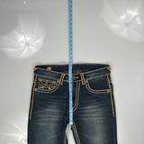 True Religion Contrast Stitch Jeans - 34W 30L Blue Denim