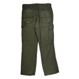 Dickies Cargo Pants - 32W 30L Green Cotton Blend