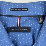 Tommy Hilfiger Polka Dot Shirt - XL Blue Cotton