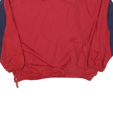 MAJESTIC Mens Red & Navy Baseball Jersey Style Jacket 2XL Polyester Blend Sports