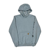 Carhartt Hoodie - Small Blue Cotton