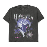 Hisoka Hunter Graphic T-Shirt - Medium Black Cotton
