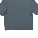 PUMA Womens Grey Short Sleeve Plain Polo Shirt S Cotton Blend Casual Crop Top