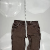 Carhartt Carpenter Pants - 33W 30L Brown Cotton