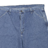 WRANGLER Mens Blue Denim Casual Shorts XL W40 Workwear Relaxed Fit