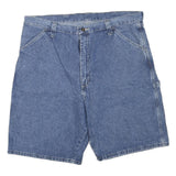 WRANGLER Mens Blue Denim Casual Shorts XL W40 Workwear Relaxed Fit