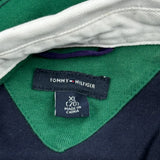 Tommy Hilfiger Striped Rugby Shirt - XL White Cotton