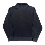 Walt Disney World Disney Collared 1/4 Zip - Large Black Cotton