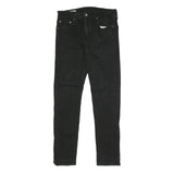 LEVI'S 512 BIG E Mens Jeans Black Slim Skinny Denim W28 L30 Classic Zip