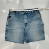 Carhartt Double Knee Carpenter Shorts - 38W 10L Light Wash Cotton
