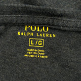 Polo By Ralph Lauren T-Shirt - Large Gray Cotton
