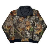 Mossy Oak Camo Bomber Jacket - Large Camo Polyester