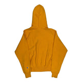 Reverse Weave Champion Hoodie - Small Yellow Cotton