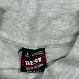 University Of New Hampshire Fruit Of The Loom Single Stitch T-Shirt - Large Gray Cotton Blend