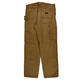 Dickies Carpenter Pants - 32W 31L Brown Cotton