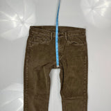 Levis Cord Pants - 34″ Waist Brown Cotton