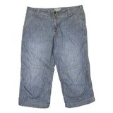 RIVIERA HOTEL Mens Cotton Blend Blue Casual Shorts L W36 Relaxed Fit