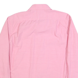 TOMMY HILFIGER Mens Pink Shirt M Cotton Blend Classic Fit Long Sleeve Button