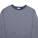 CHAMPION Mens Blue Crew Neck XL Cotton Blend Sweatshirt Pullover Casual