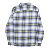 LEVI'S Mens Blue & Yellow Check Shirt S Casual Cotton Long Sleeve Button