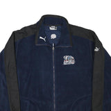 PUMA Mens Blue & Black Vintage Zip Jacket XL Polyester Blend Sportswear Casual
