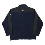 PUMA Mens Blue & Black Vintage Zip Jacket XL Polyester Blend Sportswear Casual