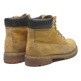 TIMBERLAND Womens Classic 6 Inch Ankle Boots Yellow Leather UK 5.5 Rugged