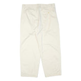 UNITED COLORS OF BENETTON Womens Cotton Blend Cream Regular Fit Straight