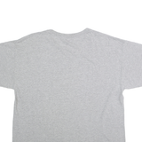 MOUNT UNION Mens Grey & Purple Cross Country Graphic T-Shirt L Short Sleeve Crew