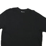 DICKIES Womens Black Crew Neck T-Shirt XL Cotton Blend Plain Short Sleeve