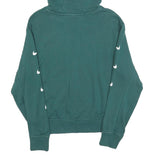 NIKE Womens Teal Hoodie S Cotton Blend Pullover Sweatshirt Nike Swoosh Logo