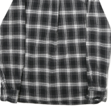 JACHS Mens Black & White Check Shirt L Long Sleeve Casual Comfortable Cotton